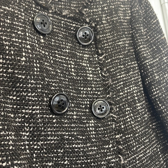 Bcbg Generation womens tweed peacoat New jacket coat medium - Picture 2 of 4